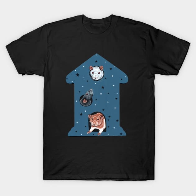 House Rats T-Shirt by WolfySilver